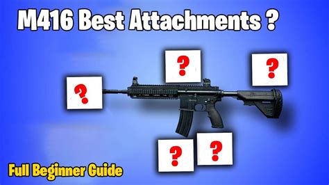 BEST ATTACHMENTS GUIDE FOR M416 IN BGMI .